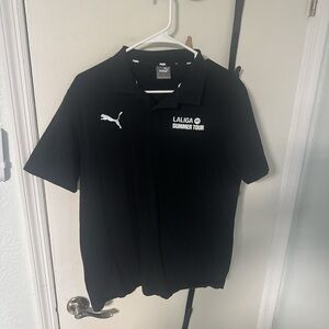 BRAND NEW:  Puma LaLiga Summer Tour Black Polo